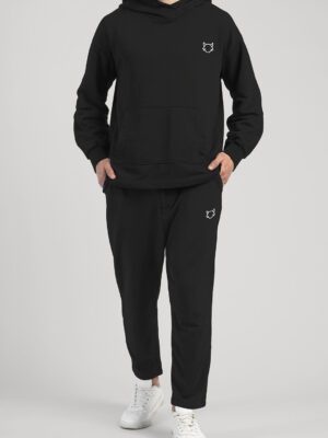 BUZO GRIS/NEGRO LOBO UNISEX TALLA L