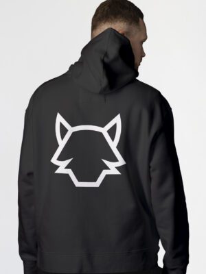 Polerón Big Wolf Negro/Blanco